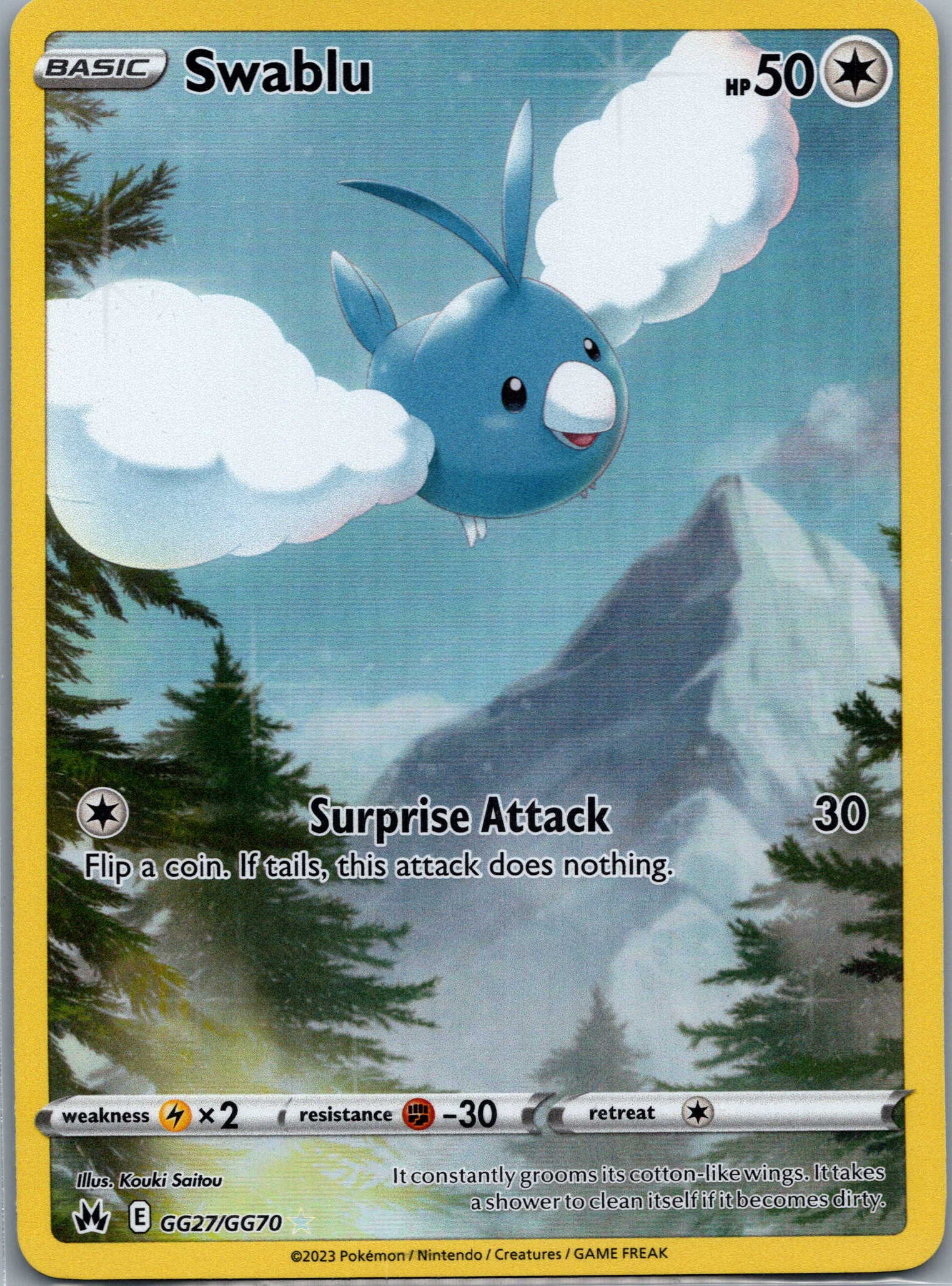 Swablu (GG27/GG70) NM image 0