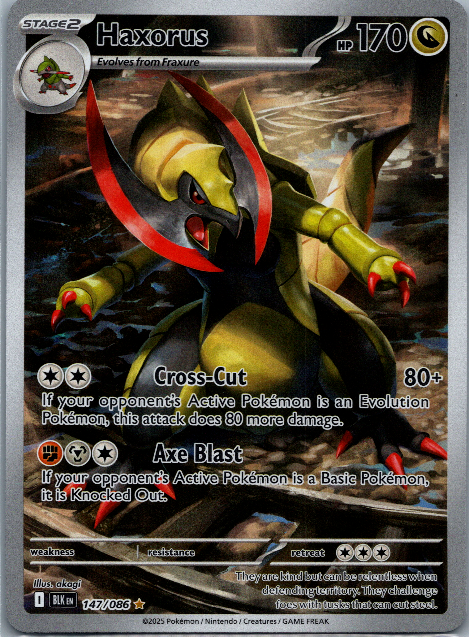 Haxorus (147/086)  NM image 0