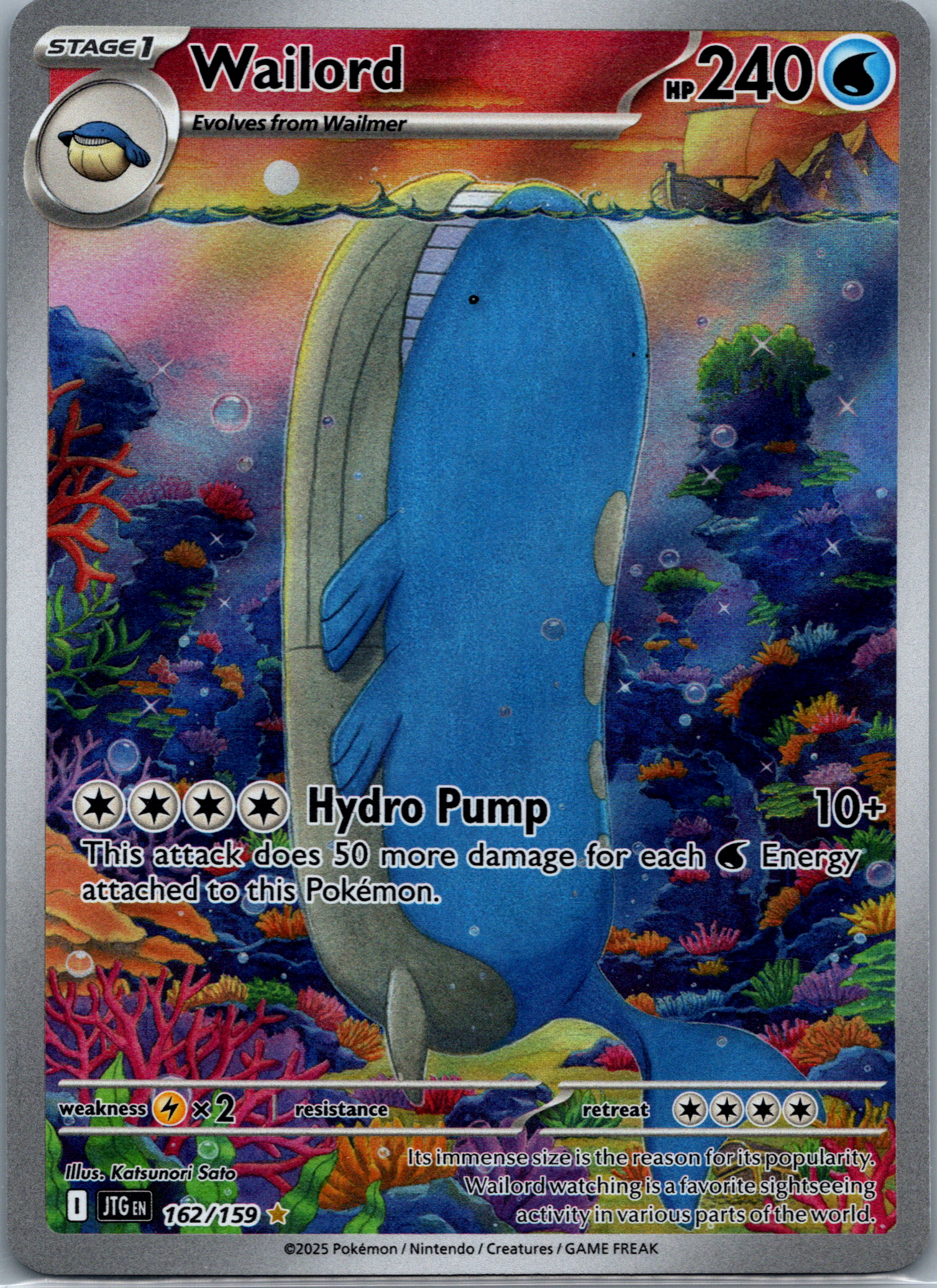 Wailord (162/159) NM image 0