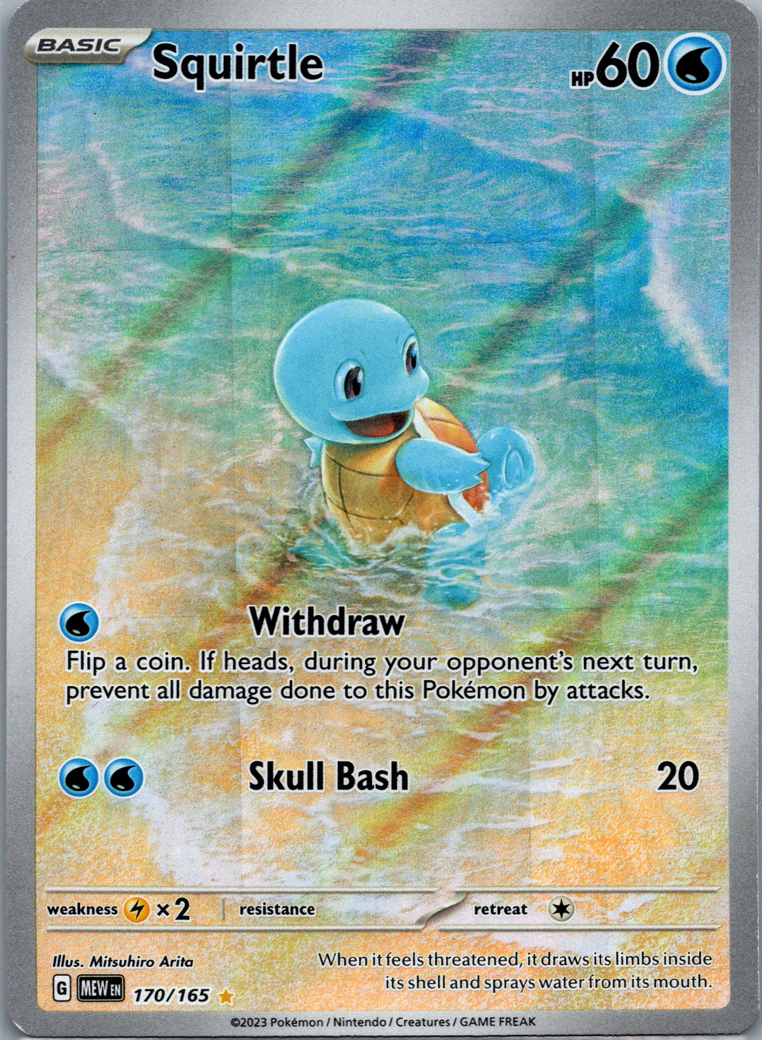 Squirtle (170/165) NM image 0