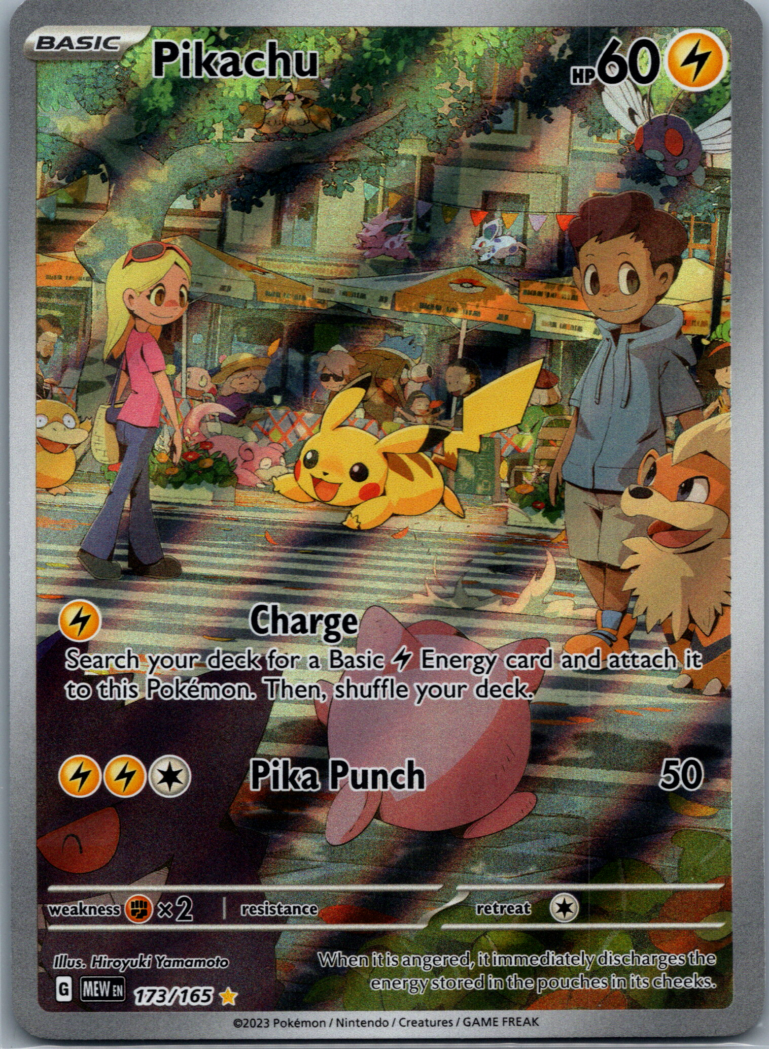 Pikachu (173/165) NM image 0